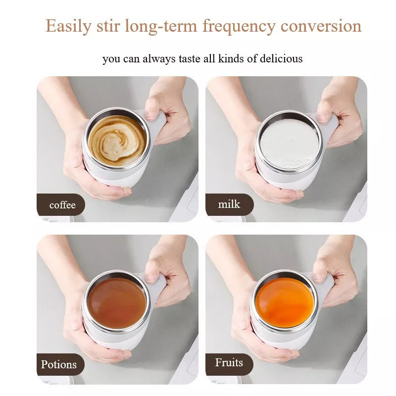 Self-Stirring Rechargeable Coffee & Drink Cup