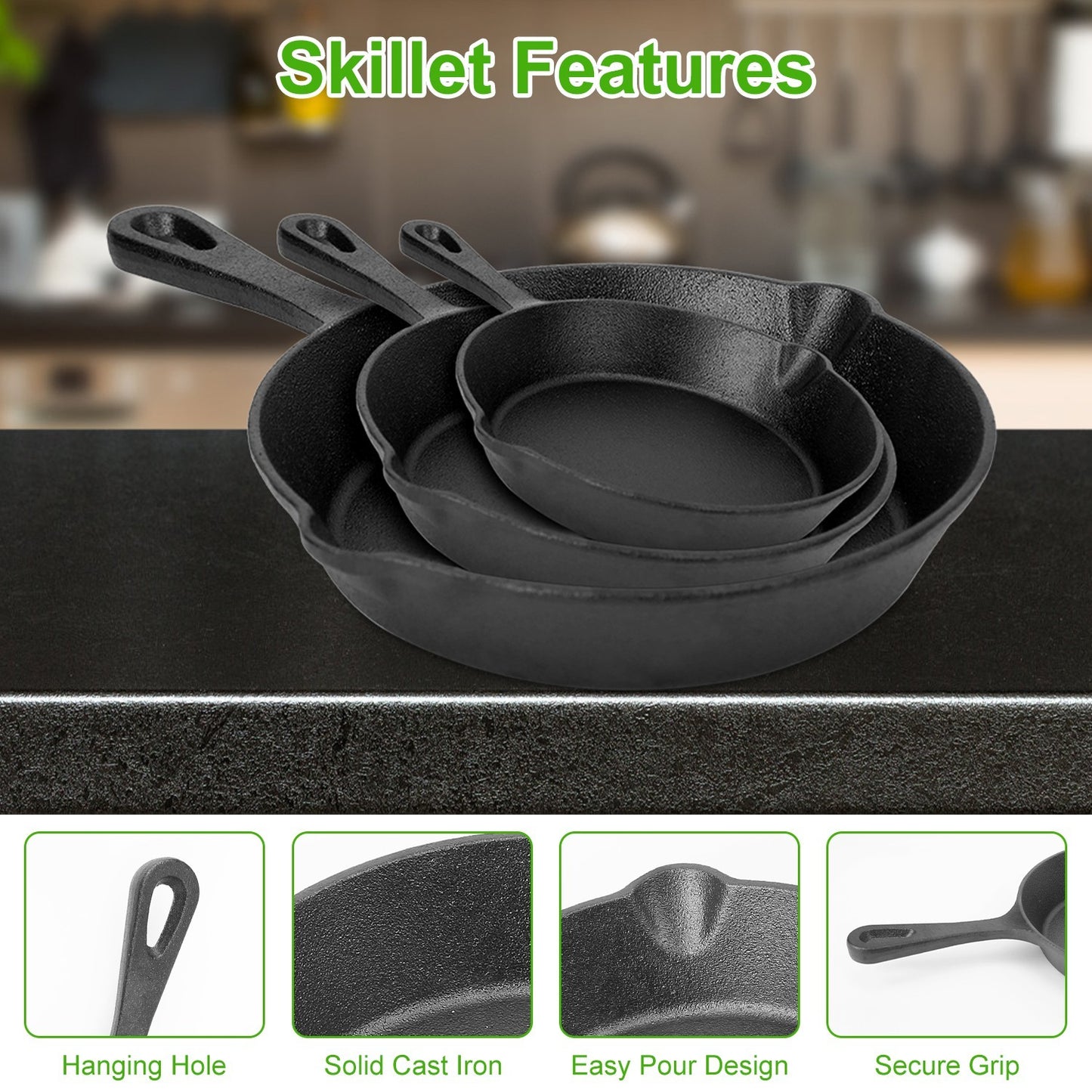 Non-Stick Oven Trio Pans