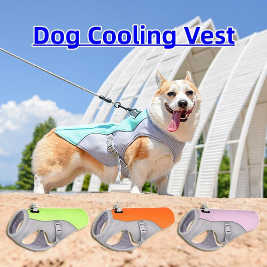 Summer Pet Dog Cooling Vest Heat Resistant Cool Dogs