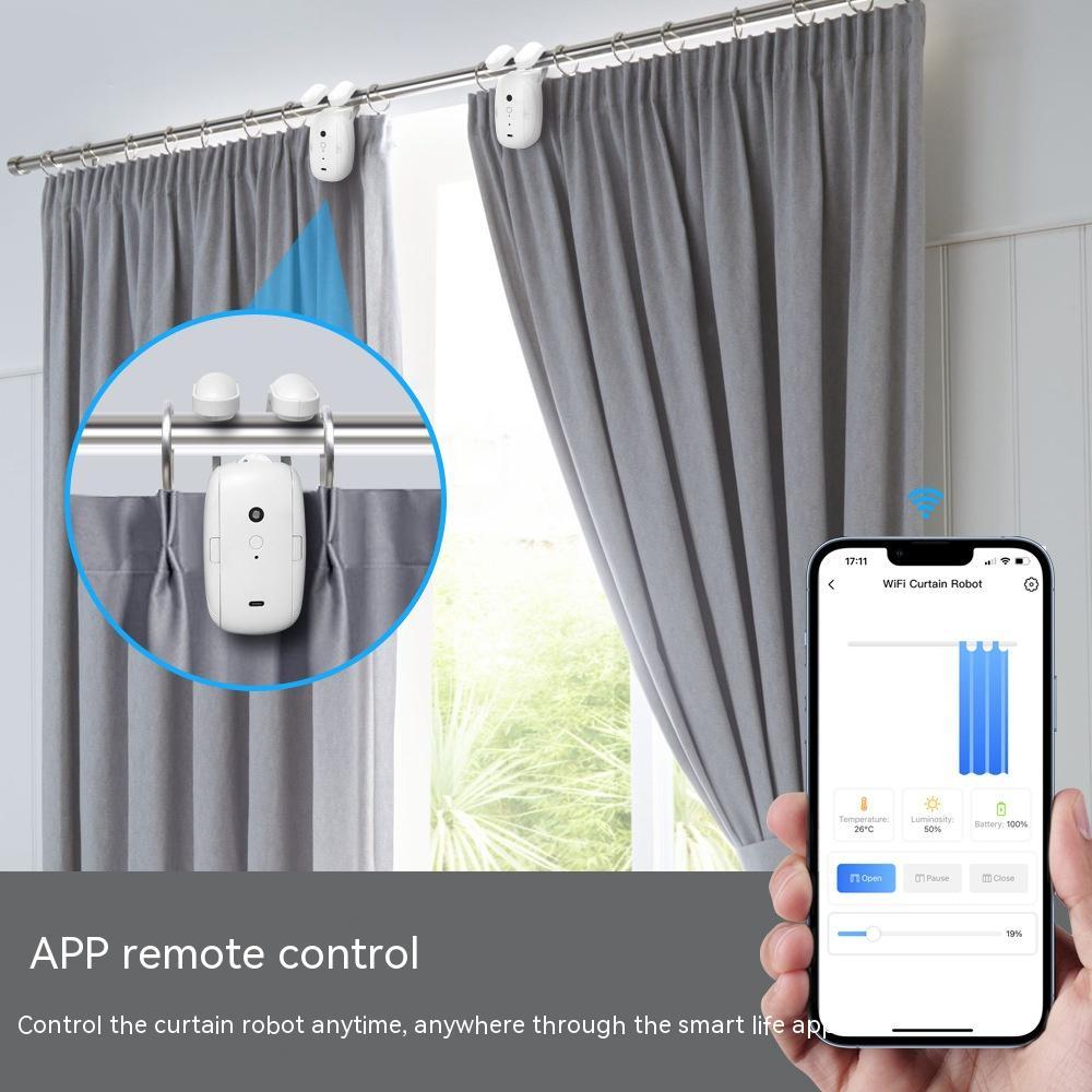 "Smart Curtain Pro – Wi-Fi Electric Curtain Robot"
